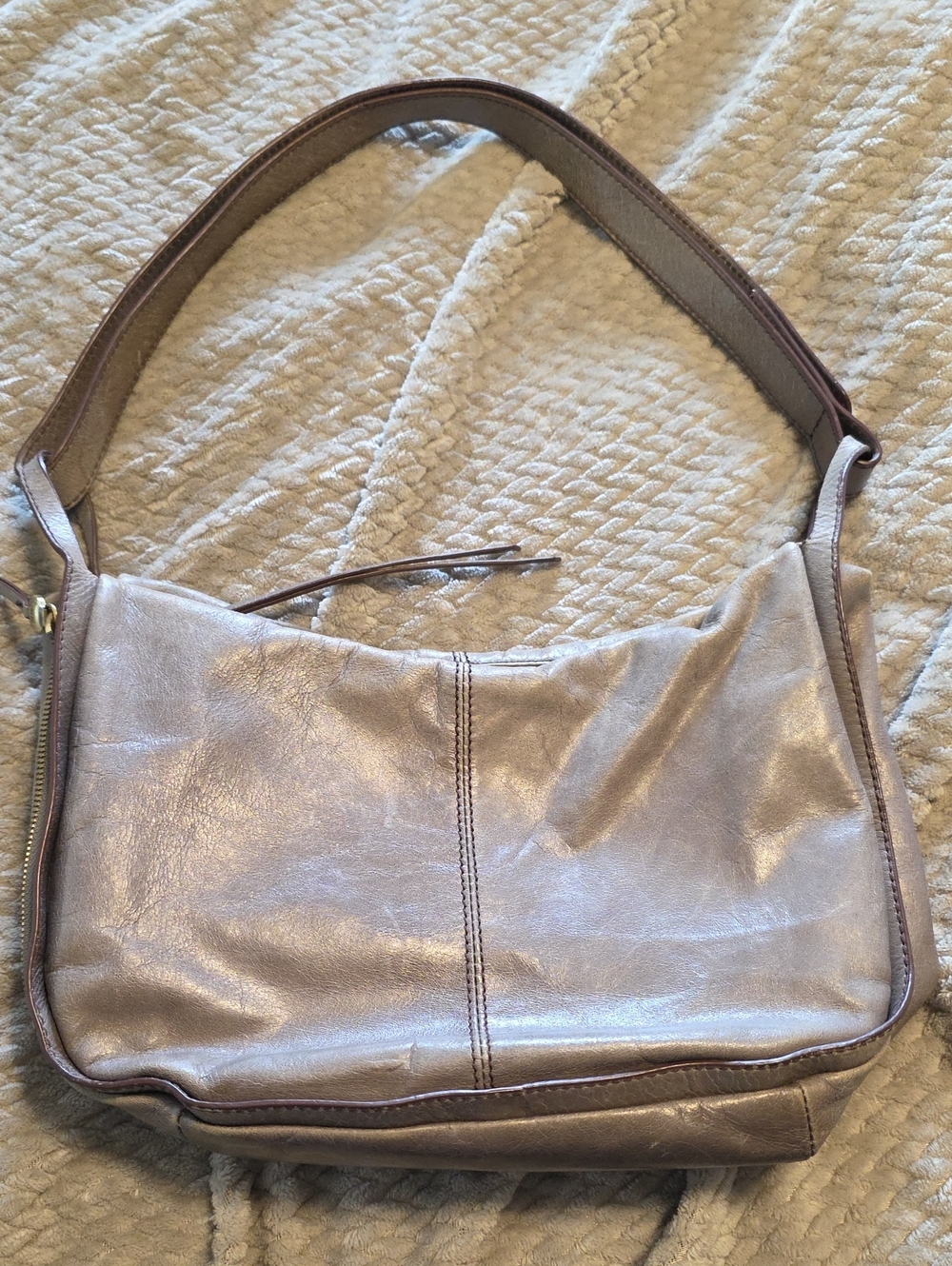 HOBO Taupe Shoulder Bag